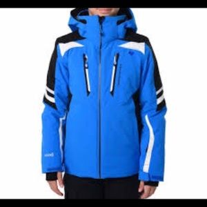 Boys Blue Obermeyer ski jacket size 8.
